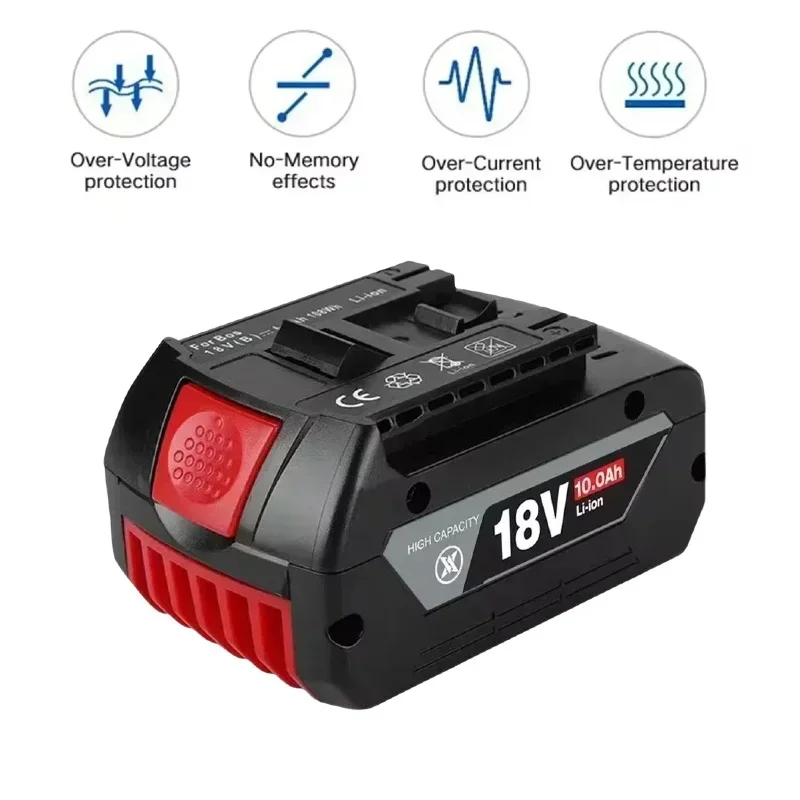 100% original (KC) 18V 6.0AH/8.0AH/10.0AH BAT609G BAT618 BAT614 Rechargeable Li-ion Battery For Bosch 18V power Tools
100% original (KC) 18V 6.0AH/8.0AH/10.0AH BAT609G BAT618 BAT614 Rechargeable Li-ion Battery For Bosch 18V power Tools