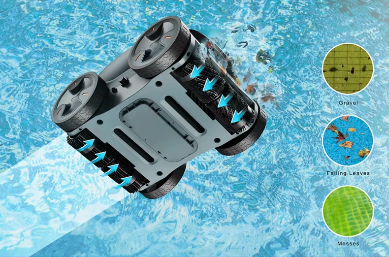 Беспроводной автоматический робот-пылесос для бассейна, оборудование
Беспроводной автоматический робот-пылесос для бассейна, оборудование