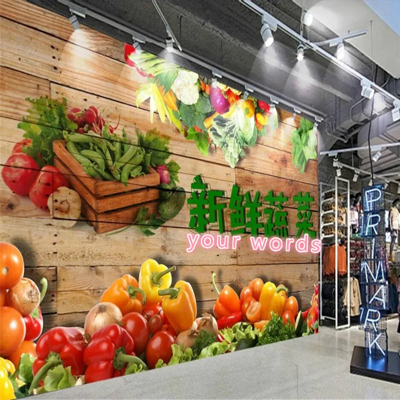 3D Photo Wallpapers Fresh Vegetables Wooden Board Background Mural Vegetable Shop Supermarket Industrial Decor Wall Paper 3D
3D Photo Wallpapers Fresh Vegetables Wooden Board Background Mural Vegetable Shop Supermarket Industrial Decor Wall Paper 3D