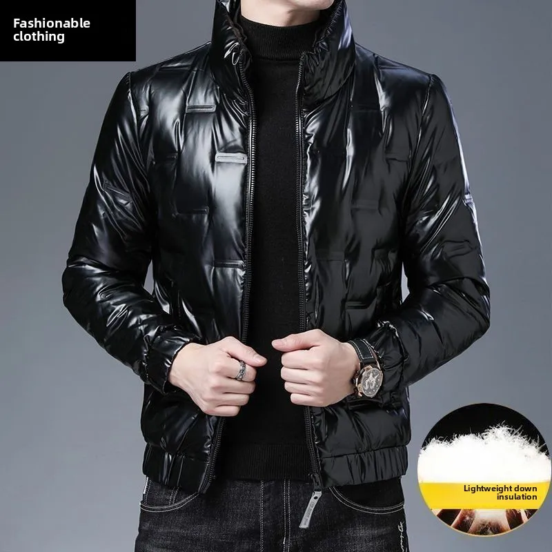 Глянцевое легкое мужское пуховое хлопковое пальто с тонким воротником-стойкой, зимнее пальто, модное брендовое корейское пальто, теплый хлопок...
Глянцевое легкое мужское пуховое хлопковое пальто с тонким воротником-стойкой, зимнее пальто, модное брендовое корейское пальто, теплый хлопок...