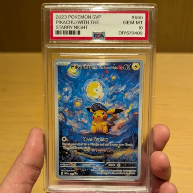High Quality DIY PSA Card Pokemon Center×Van Gogh Museum: Pikachu with The Starry Night Collectible For Collectors Pokemon Card
High Quality DIY PSA Card Pokemon Center×Van Gogh Museum: Pikachu with The Starry Night Collectible For Collectors Pokemon Card