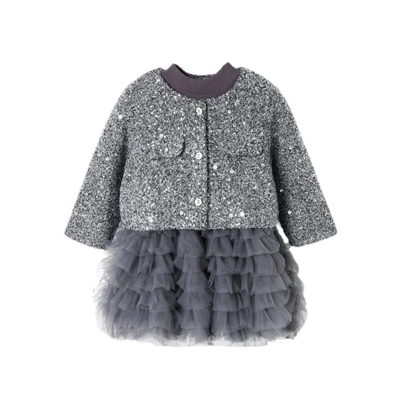 In Stock Girls' Outfit2025Winter Fashionable Elegant Sequin Two-Piece Set Quilted Jacket with Fleece Lined Dress
In Stock Girls' Outfit2025Winter Fashionable Elegant Sequin Two-Piece Set Quilted Jacket with Fleece Lined Dress