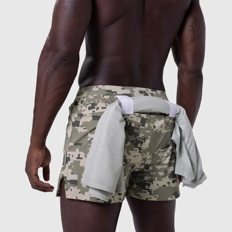 Мужские быстросохнущие светоотражающие камуфляжные спортивные шорты для фитнеса, бега и тренировок, длиной до колена.
Мужские быстросохнущие светоотражающие камуфляжные спортивные шорты для фитнеса, бега и тренировок, длиной до колена.