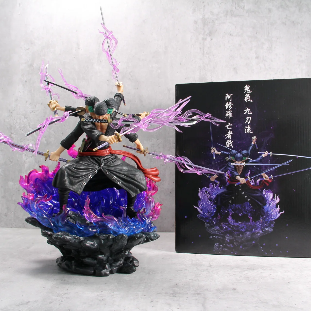 40cm One Piece Zoro Anime Figures Wano Onigashima 9 Swords Style Action Figurine Pvc Statue Model Collection Decoration Toy
40cm One Piece Zoro Anime Figures Wano Onigashima 9 Swords Style Action Figurine Pvc Statue Model Collection Decoration Toy