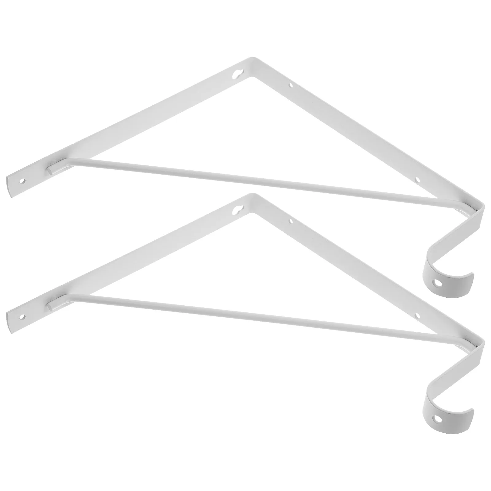 2pcs Wall Mounted Storage Rack White Stainless Steel Closet Shelves Heavy Duty Floating Shelf Brackets Wardrobe Plant Hardware
2pcs Wall Mounted Storage Rack White Stainless Steel Closet Shelves Heavy Duty Floating Shelf Brackets Wardrobe Plant Hardware