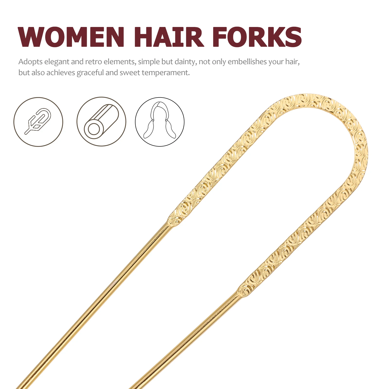 10 Pcs Hair Pins Double Straight Hairpin Bridal Hairpins Accessories for Women Wedding Iron Fork Clips Bride
10 Pcs Hair Pins Double Straight Hairpin Bridal Hairpins Accessories for Women Wedding Iron Fork Clips Bride