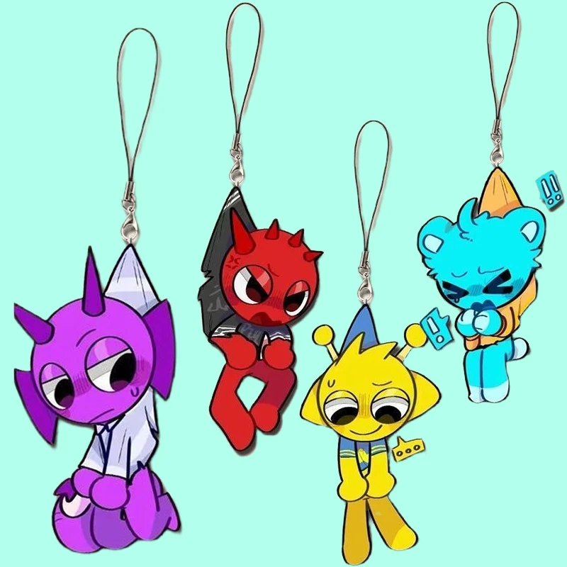 Аниме Sprunki, ремешки для телефона для мальчиков и девочек, брелки, аксессуары, чехол для телефона Raddy, подвесные украшения, сумки, подвески, подарки
Аниме Sprunki, ремешки для телефона для мальчиков и девочек, брелки, аксессуары, чехол для телефона Raddy, подвесные украшения, сумки, подвески, подарки