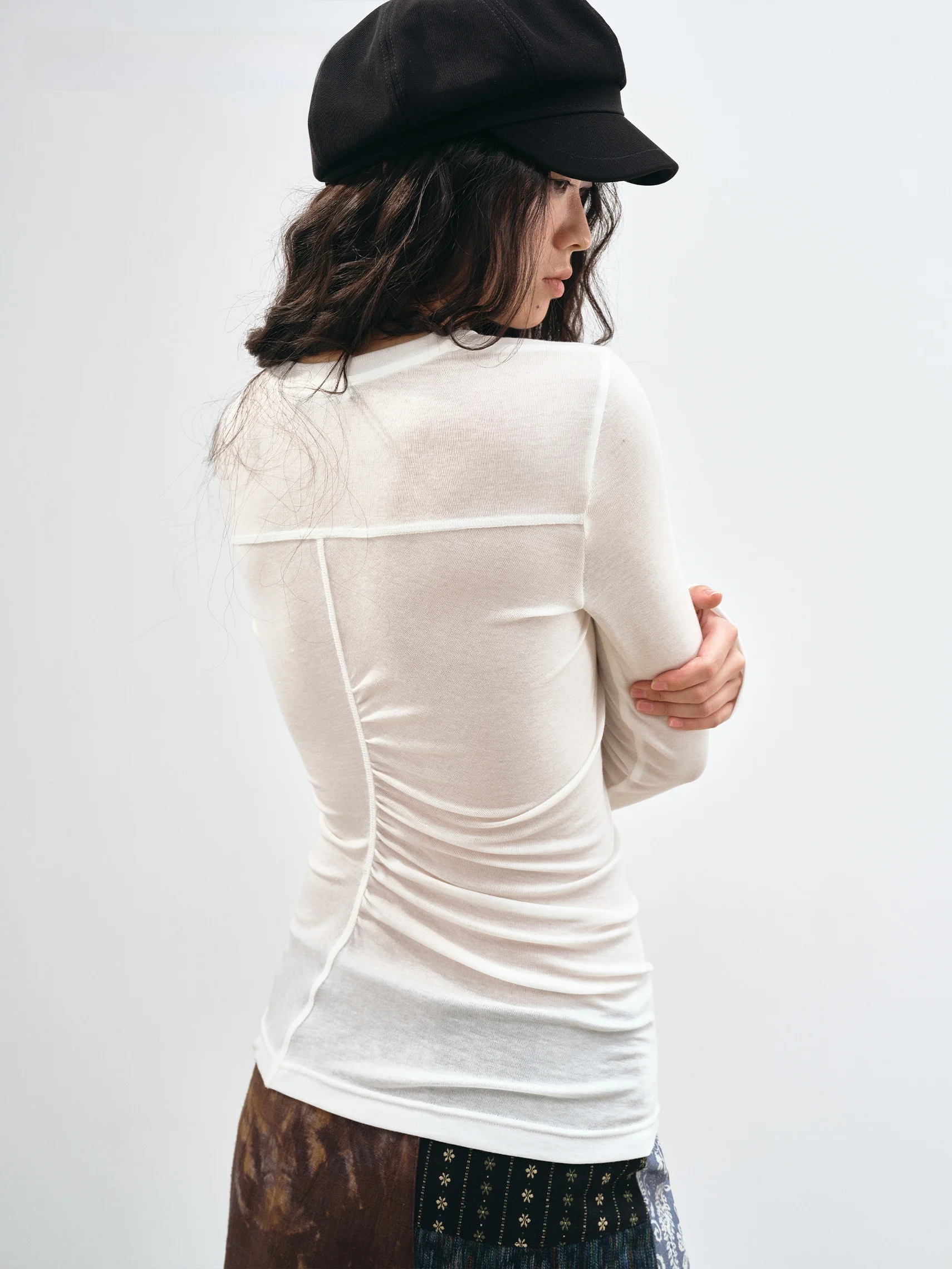 VERMO Мягкий удобный шелковый шерстяной длинный све, круглый эластичный облегающий базовый топ, повседневный женский вязаный топ
VERMO Мягкий удобный шелковый шерстяной длинный све, круглый эластичный облегающий базовый топ, повседневный женский вязаный топ