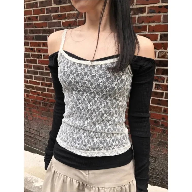 Unique Lace Trim Layered Tank Top Women's Summer Special Sun Protection Cover up Korean Style Hollow out Campus Street Style
Unique Lace Trim Layered Tank Top Women's Summer Special Sun Protection Cover up Korean Style Hollow out Campus Street Style