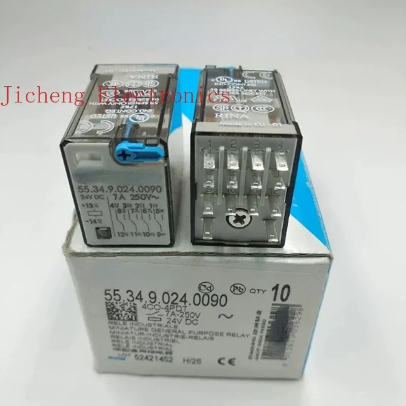 55.34.9.024.0090 24VDC Brand-new Original Intermediate Relay 14 Pin
55.34.9.024.0090 24VDC Brand-new Original Intermediate Relay 14 Pin
