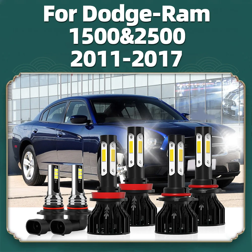 For Dodge-Ram 1500 & 2500 2011-2014 2015 2016 2017 Led Bulbs 20000LM High Power 120W Car Headlight Bulb 6000K Auto Fog Light 12V
For Dodge-Ram 1500 & 2500 2011-2014 2015 2016 2017 Led Bulbs 20000LM High Power 120W Car Headlight Bulb 6000K Auto Fog Light 12V