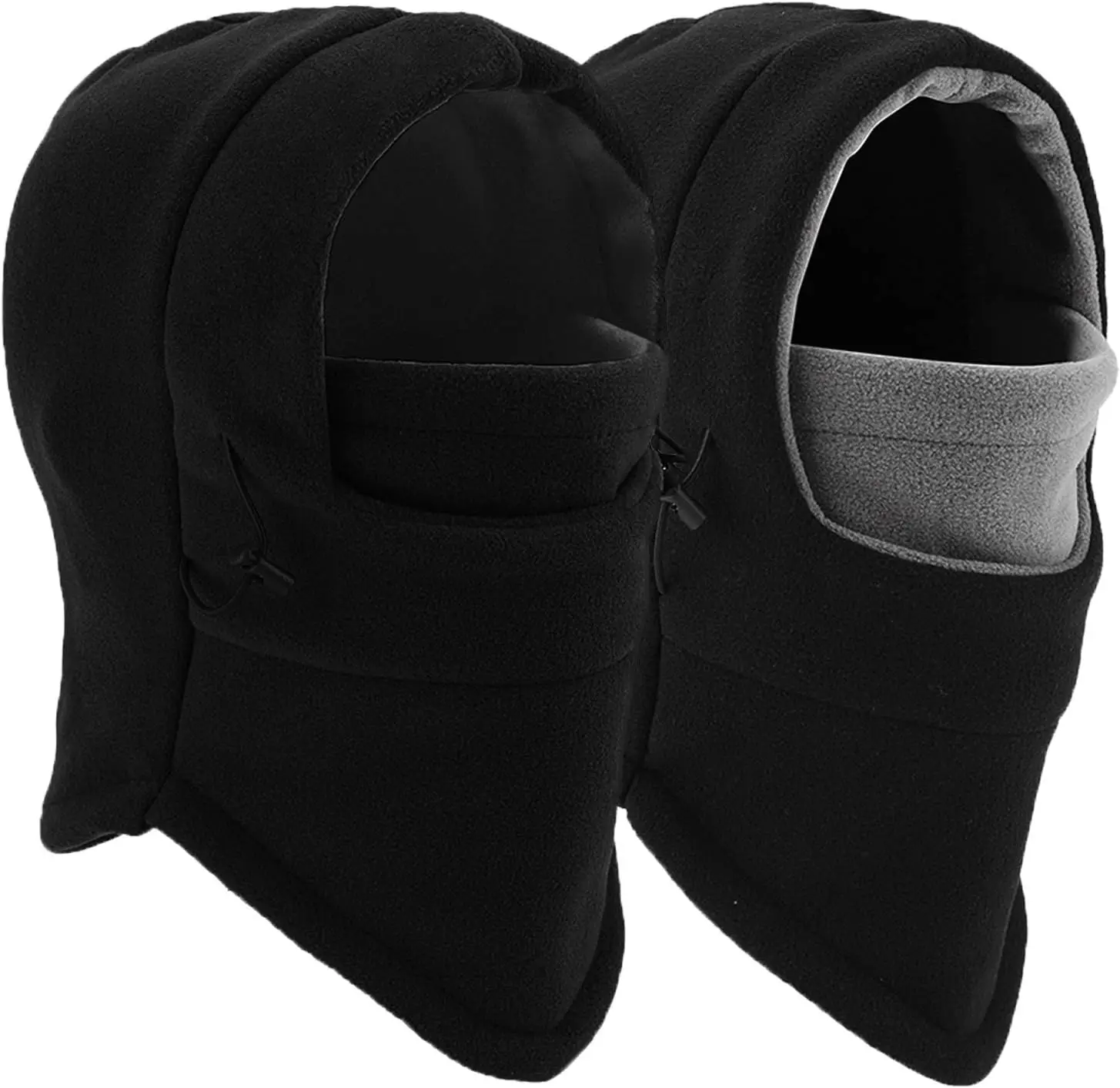 2 Pack Fleece Balaclava Ski Mask - Windproof, Adjustable Winter Face Cover for Men Women
2 Pack Fleece Balaclava Ski Mask - Windproof, Adjustable Winter Face Cover for Men Women