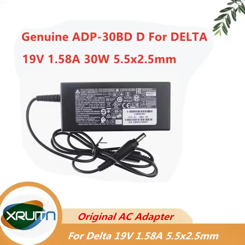 Original for Delta ADP-30BDD 19V 1.58A 5.5x2.5mm for HP for AOC for Philips power adapter charger cable
Original for Delta ADP-30BDD 19V 1.58A 5.5x2.5mm for HP for AOC for Philips power adapter charger cable