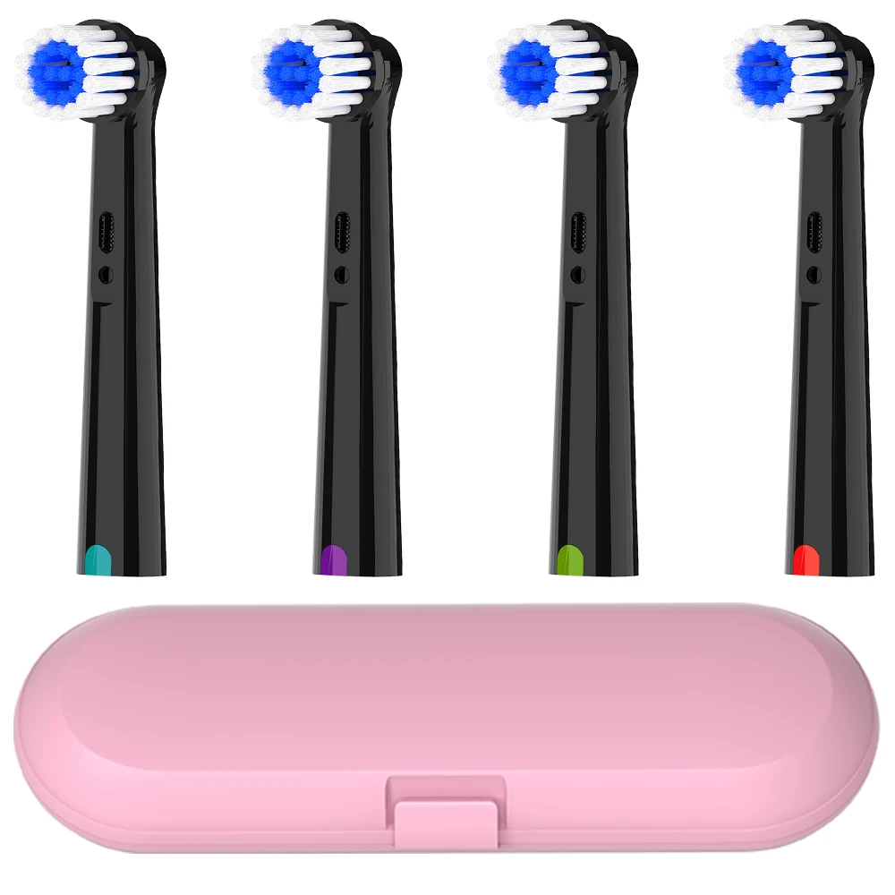 Toothbrush Travel Container and 4 Soft Rotating Replacement Brush Heads Compatible with Oral B Electric Toothbrush, for 1000 500
Toothbrush Travel Container and 4 Soft Rotating Replacement Brush Heads Compatible with Oral B Electric Toothbrush, for 1000 500