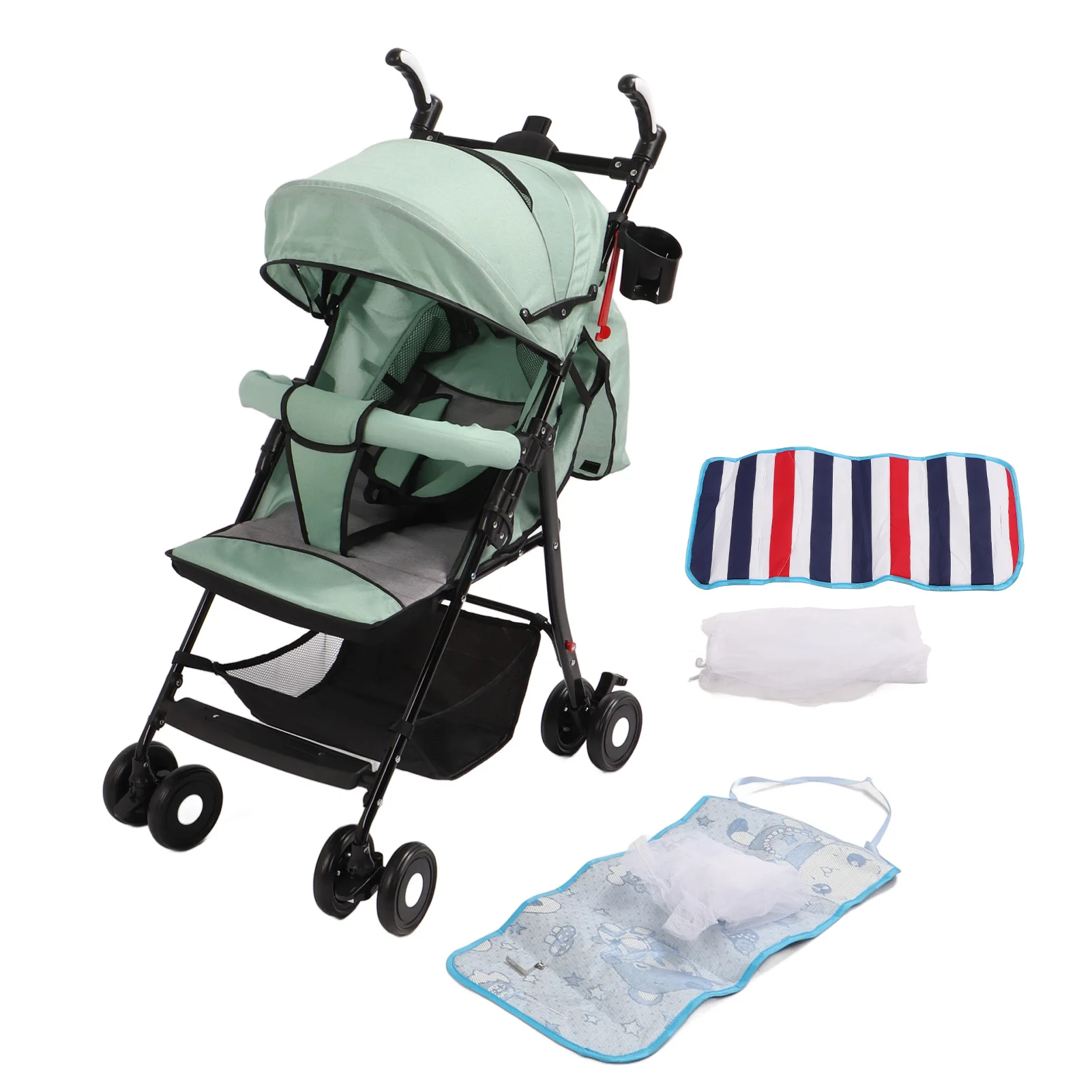 Baby Folding Travel Stroller 5 Point Harness Universal Wheels Lightweight Stroller
Baby Folding Travel Stroller 5 Point Harness Universal Wheels Lightweight Stroller