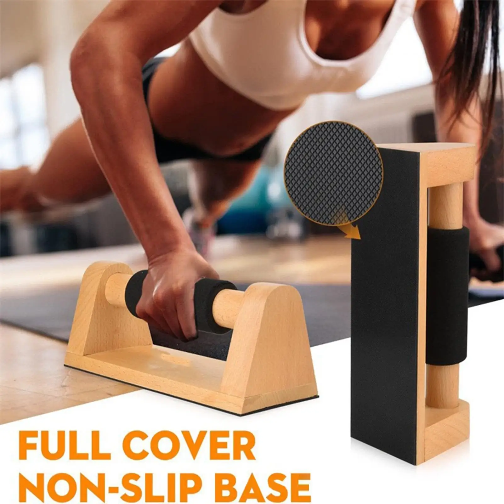 Push Up Handles for Floor 2 Pieces Non-Slip Exercise Gear Wood Reusable Push Up Grips for Men Athlete Sports Lover Home Gym
Push Up Handles for Floor 2 Pieces Non-Slip Exercise Gear Wood Reusable Push Up Grips for Men Athlete Sports Lover Home Gym