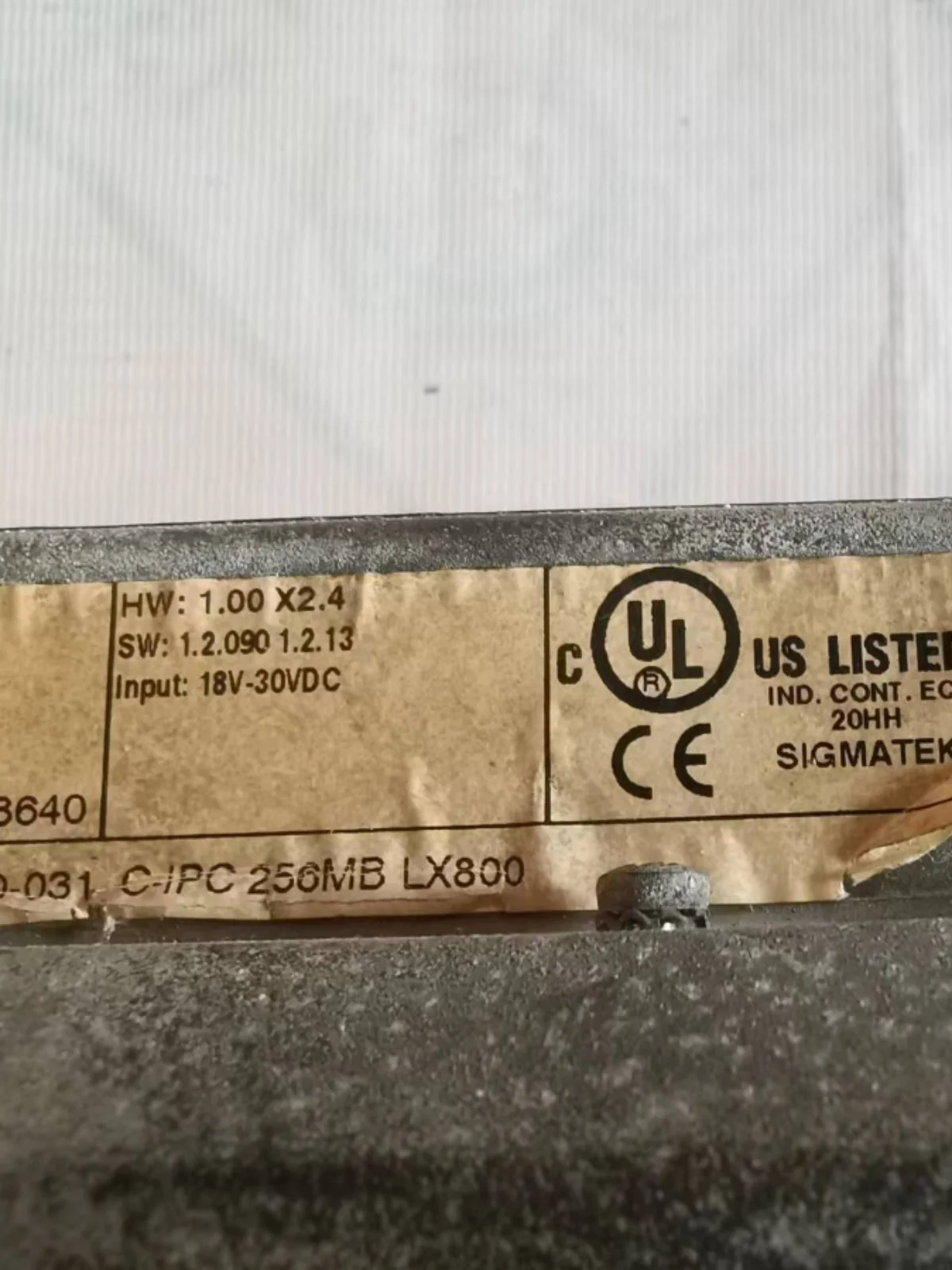 Контроллер SIGMATEK Sigmatech 01-450-031, лампочка, 256 Мб, LX800, предложение
Контроллер SIGMATEK Sigmatech 01-450-031, лампочка, 256 Мб, LX800, предложение