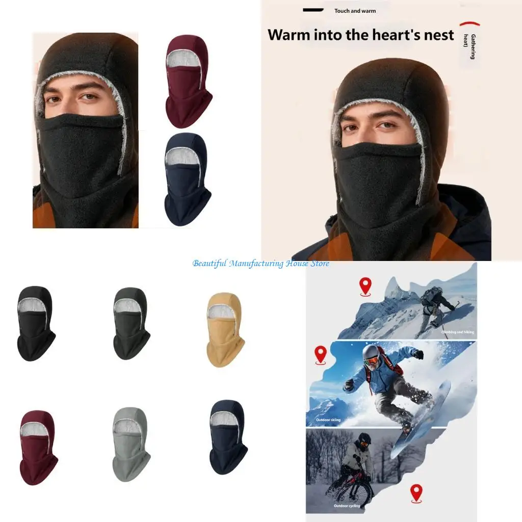 E56A Unisex Windproof Balaclava Soft Fleece with Full Face Protections Fashion Winter Hat for Snow Activity
E56A Unisex Windproof Balaclava Soft Fleece with Full Face Protections Fashion Winter Hat for Snow Activity