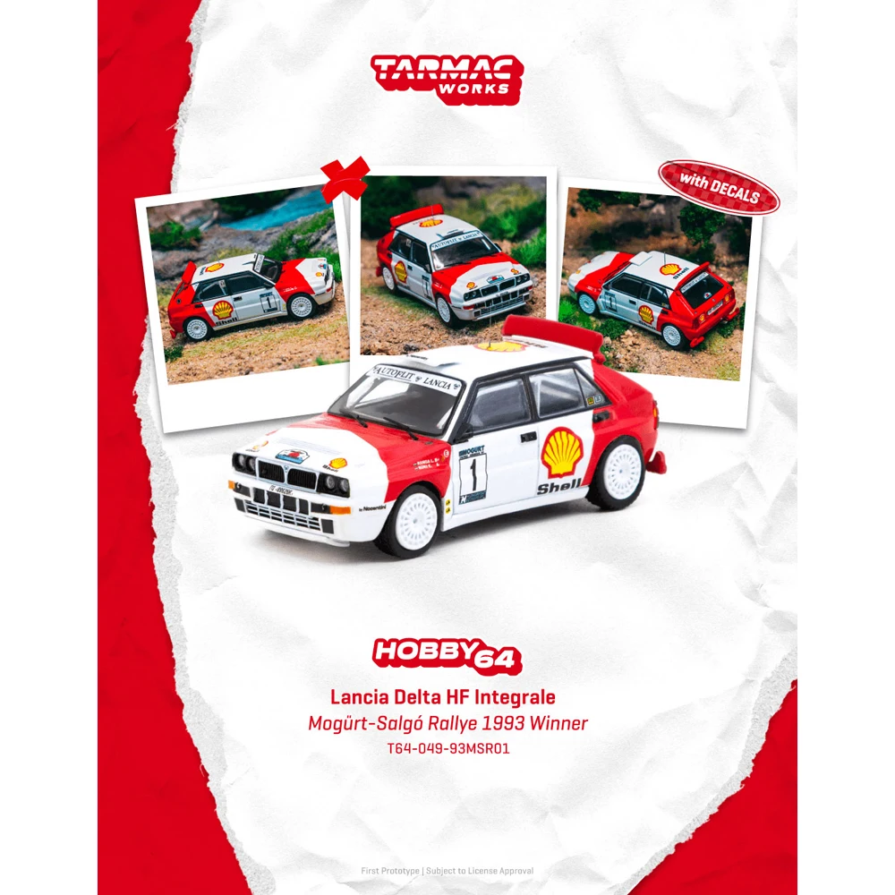 PreSale TW 1/64 Diecast Model Car Lancia Delta HF Integrale Mogürt-Salgó Rallye 1993 Winner High Performance Limited Edition
PreSale TW 1/64 Diecast Model Car Lancia Delta HF Integrale Mogürt-Salgó Rallye 1993 Winner High Performance Limited Edition