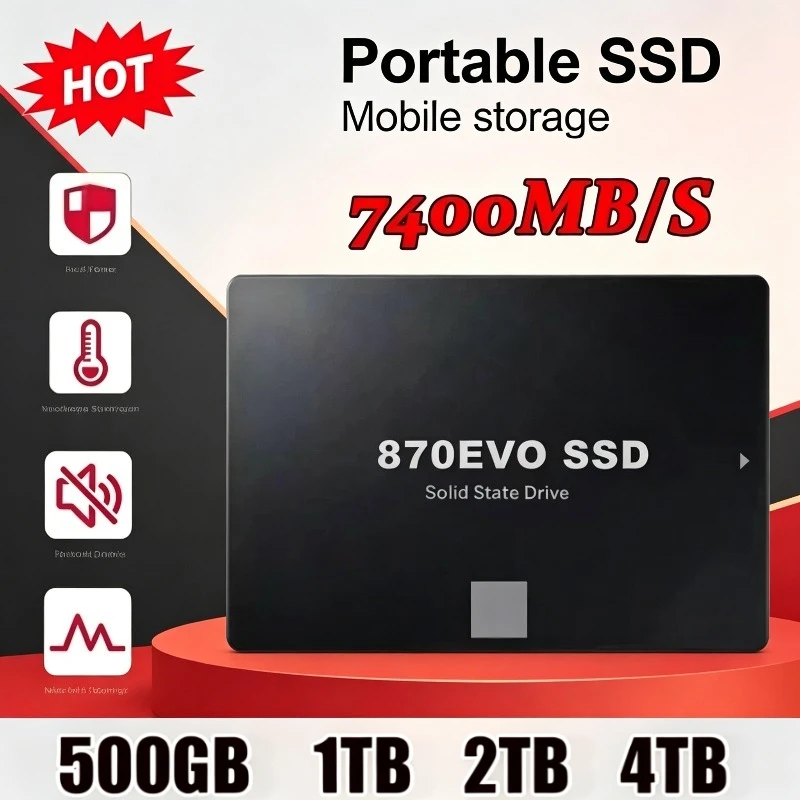 【Brand+】Original 870 880 EVO SATA3 2.5 Inch Internal SSD High Speed Solid State Disk 1TB for Laptop Desktop and Microcomputer
【Brand+】Original 870 880 EVO SATA3 2.5 Inch Internal SSD High Speed Solid State Disk 1TB for Laptop Desktop and Microcomputer