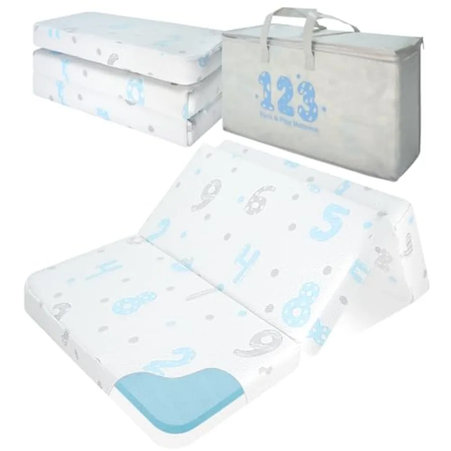 Матрас для манежа Pack and Play 38"x26", двусторонний, для младенцев и малышей, складной матрас для Pack N Play
Матрас для манежа Pack and Play 38"x26", двусторонний, для младенцев и малышей, складной матрас для Pack N Play