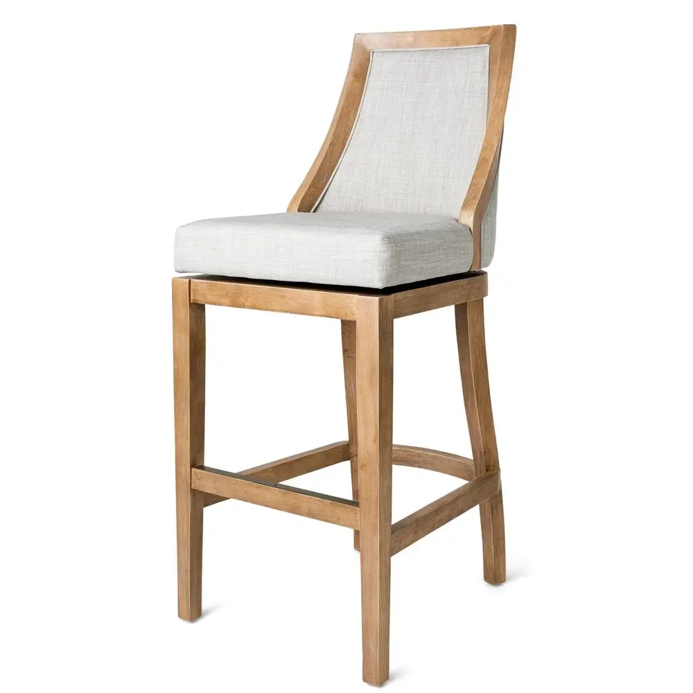 Vienna Bar Stool 31 Inches High Swivel Stool with Footrest Brown Solid Wood and Natural Fabric Upholstery Ideal for Bars, Pubs,
Vienna Bar Stool 31 Inches High Swivel Stool with Footrest Brown Solid Wood and Natural Fabric Upholstery Ideal for Bars, Pubs,