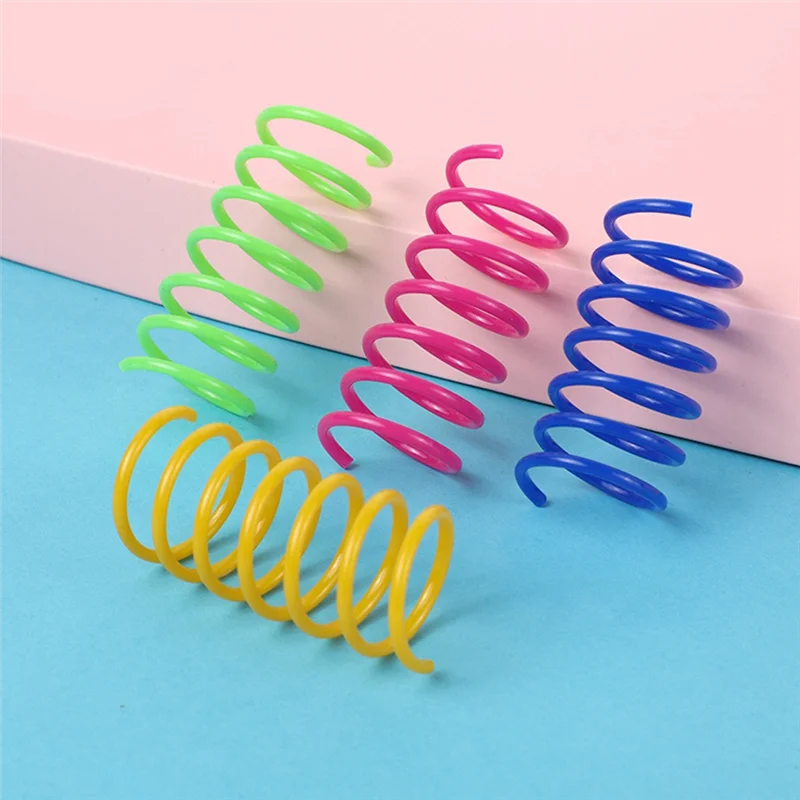 A59T 120PCS Cats Spring Toys for Indoor Cats Colorful Plastic Spring Coils Attract Cats Interactive Toys for Cats and Kittens
A59T 120PCS Cats Spring Toys for Indoor Cats Colorful Plastic Spring Coils Attract Cats Interactive Toys for Cats and Kittens