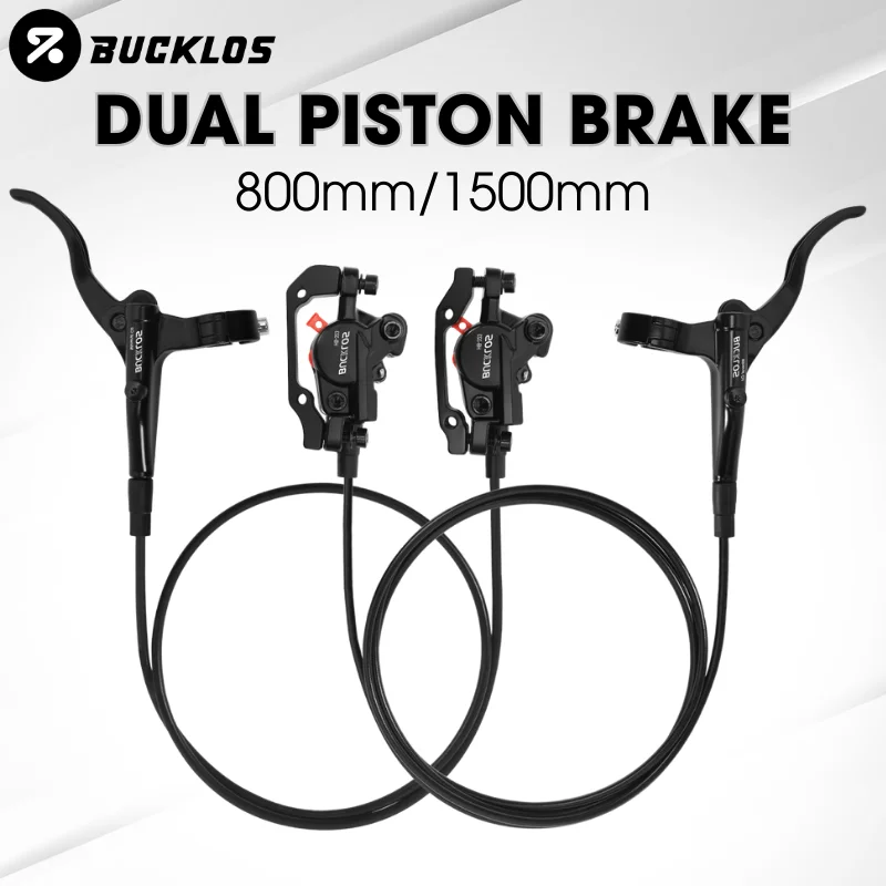 BUCKLOS Bike Hydraulic Disc Brake Set 2 Piston Oil Pressure 800/1500mm Oil Calliper Plate Bicycle Clamp Double Piston Oil Brake
BUCKLOS Bike Hydraulic Disc Brake Set 2 Piston Oil Pressure 800/1500mm Oil Calliper Plate Bicycle Clamp Double Piston Oil Brake