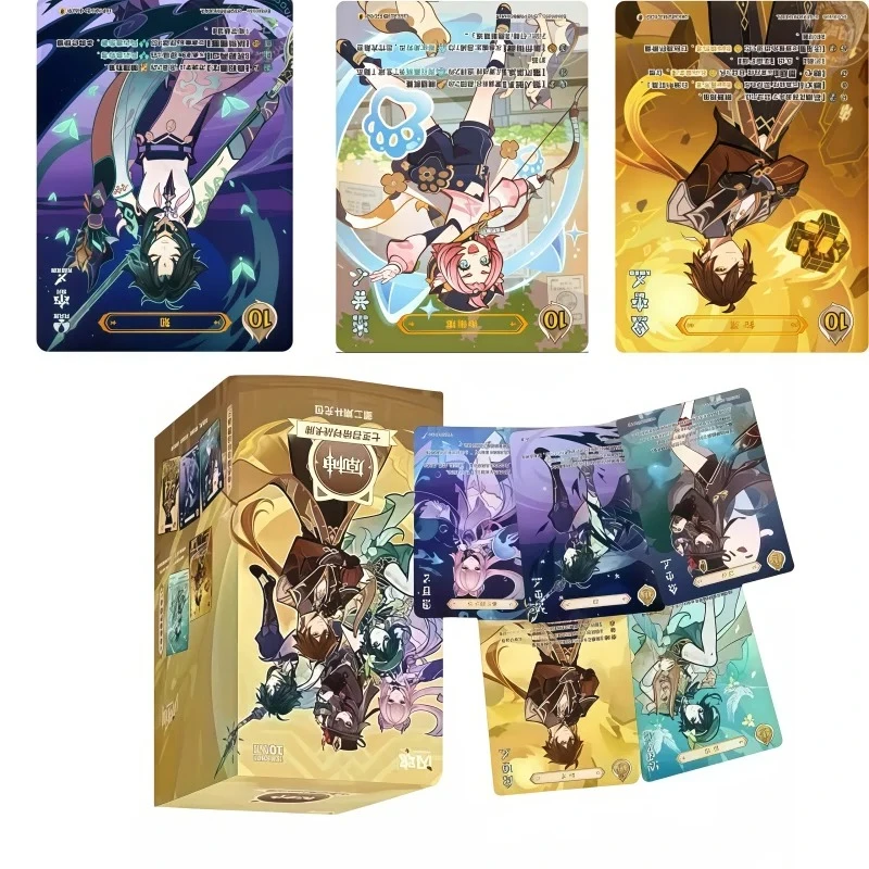 Genshin Impact Seven Saints Summoning Battle Phase 2 Supplementary Package Cards Anime Game Character Venti Walnut Zhongli Card
Genshin Impact Seven Saints Summoning Battle Phase 2 Supplementary Package Cards Anime Game Character Venti Walnut Zhongli Card