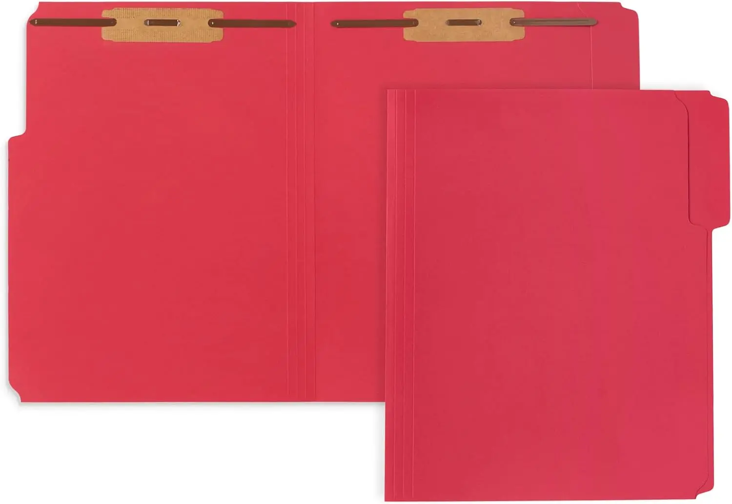 50 Red Fastener File Folders - 1/3 Cut Reinforced Tab - Durable 2 Prongs Bonded Fastener Designed to Organize Standard M
50 Red Fastener File Folders - 1/3 Cut Reinforced Tab - Durable 2 Prongs Bonded Fastener Designed to Organize Standard M