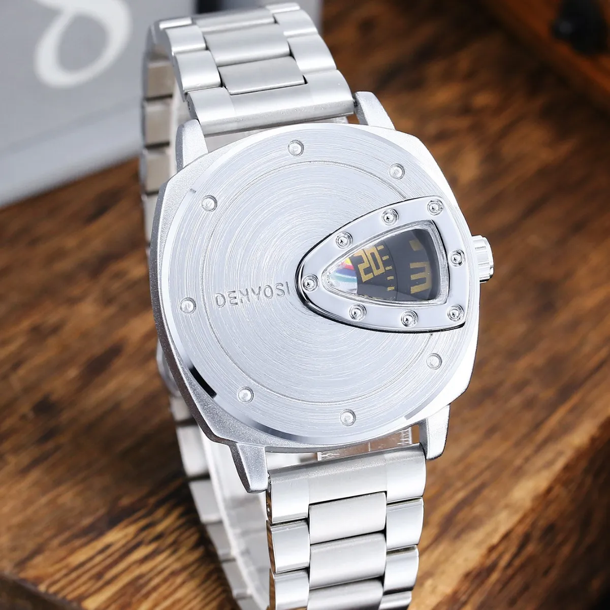 Creative Wormhole Concept Mirrorless Mechanical Style Quartz Watch Men High Quality Fashion Luxury Leisure Men Watch AAA Clock
Creative Wormhole Concept Mirrorless Mechanical Style Quartz Watch Men High Quality Fashion Luxury Leisure Men Watch AAA Clock