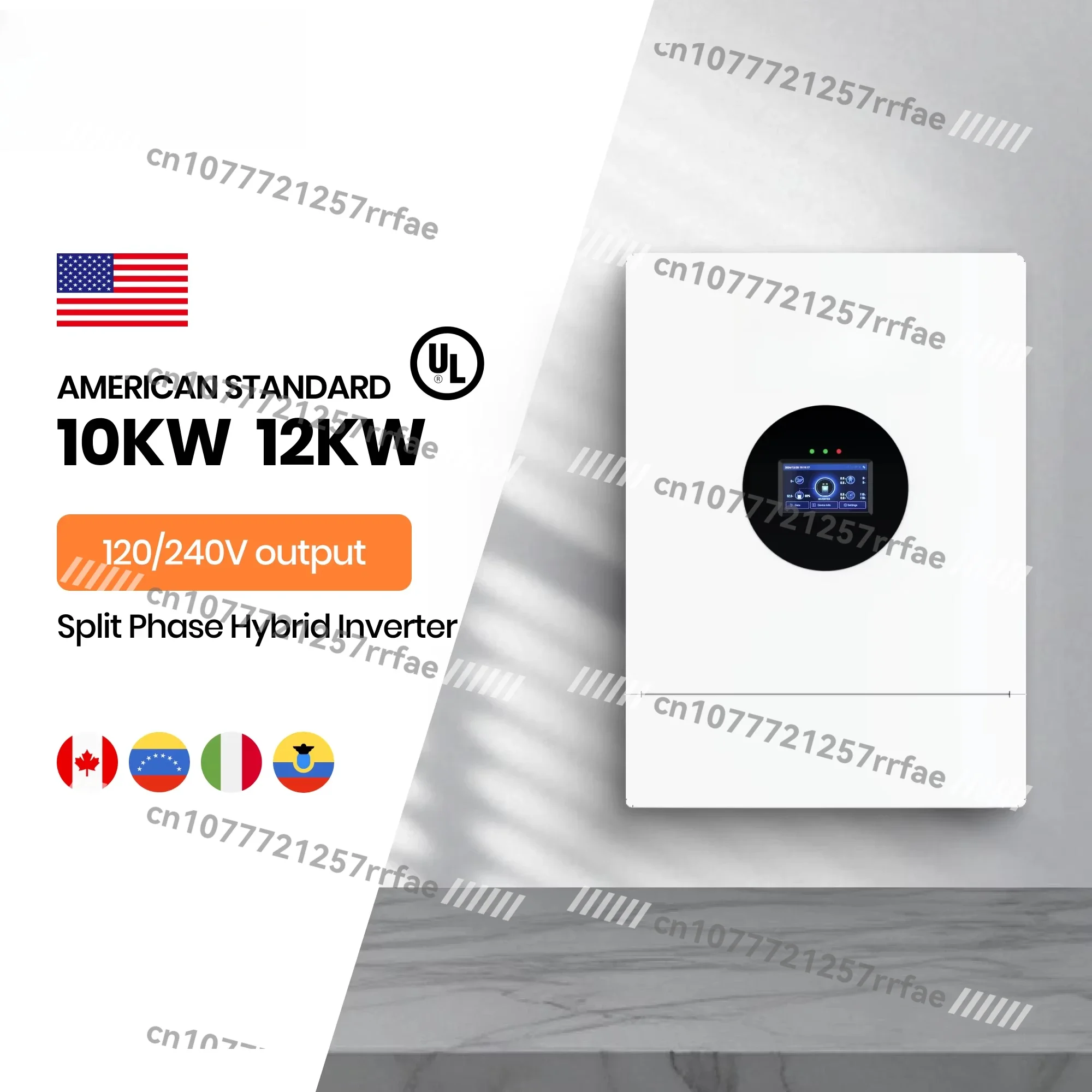 10Kw 12Kw Off-Grid Hybrid Solar Inverter Split Phase Inverter 120V 240V 50Hz 60hz Mpt Controller Pure Sine Wave
10Kw 12Kw Off-Grid Hybrid Solar Inverter Split Phase Inverter 120V 240V 50Hz 60hz Mpt Controller Pure Sine Wave