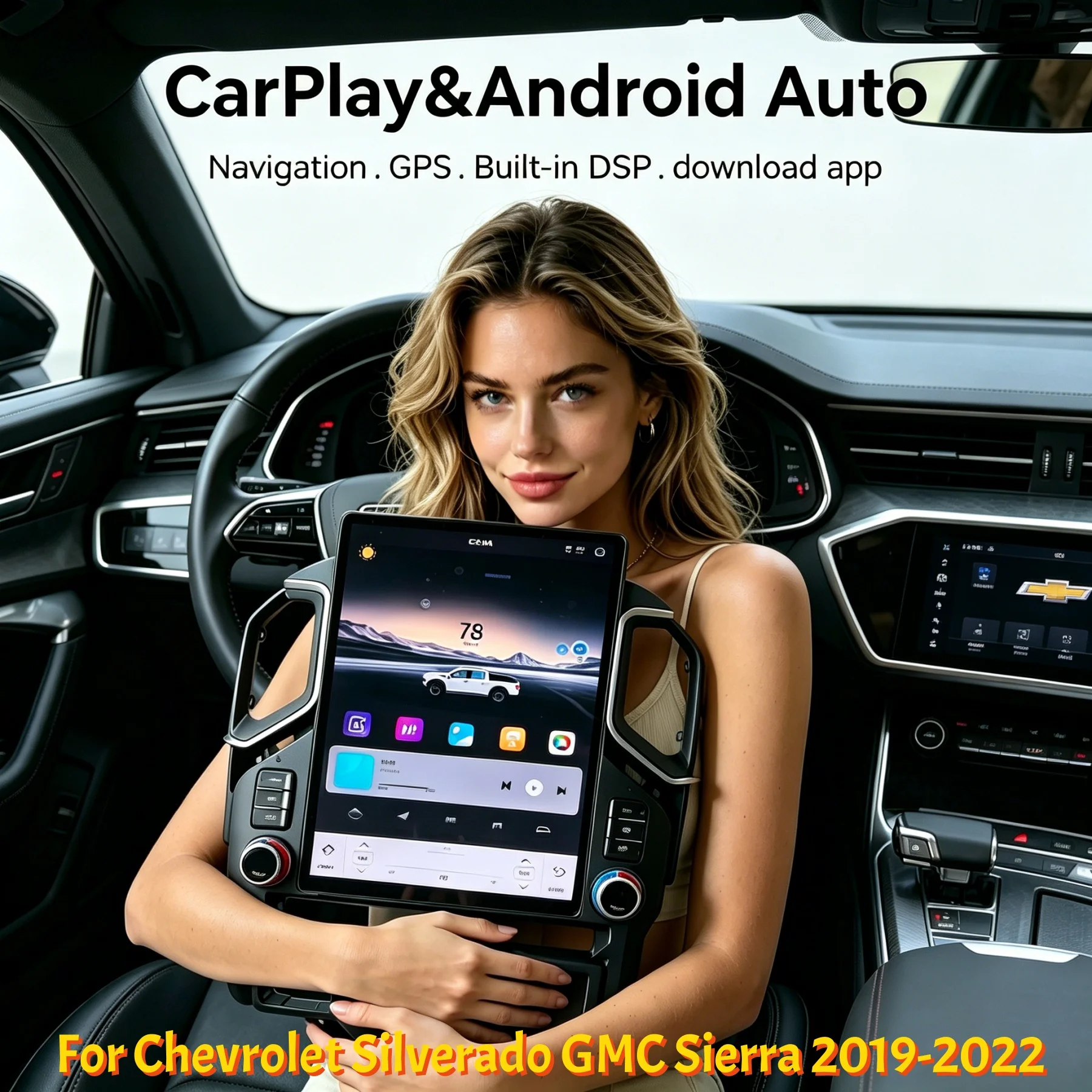 15.6 inch Android Car Radio For GMC Sierra Silverado 2019 2020 2021 2022 Car Radio GPS Multimedia Wireless Carplay Head Unit DSP
15.6 inch Android Car Radio For GMC Sierra Silverado 2019 2020 2021 2022 Car Radio GPS Multimedia Wireless Carplay Head Unit DSP