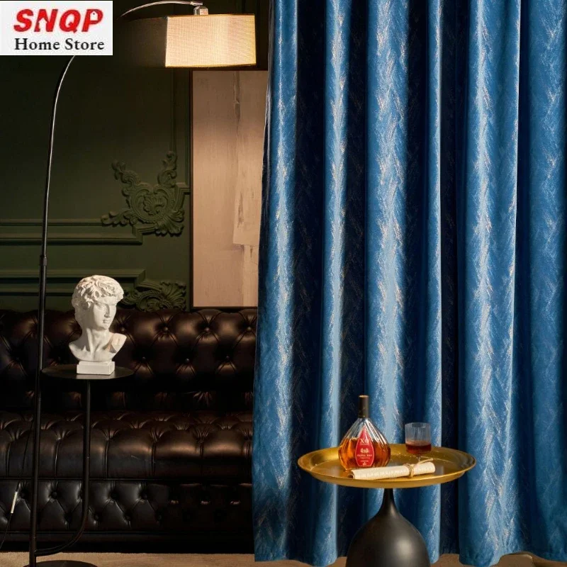 Modern American Luxury Curtains for Living Room Bedroom Gilded Jacquard Thickened Velvet Window Curtain Blackout Curtains
Modern American Luxury Curtains for Living Room Bedroom Gilded Jacquard Thickened Velvet Window Curtain Blackout Curtains