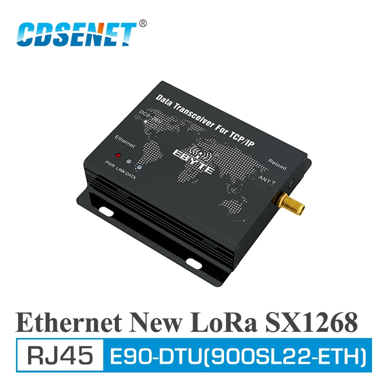 CDSENET SX1262 22 дБм LoRa Ethernet беспроводная цифровая магнитола (900SL22-ETH) приемопередатчик на большие расстояния Прозрачная передача
CDSENET SX1262 22 дБм LoRa Ethernet беспроводная цифровая магнитола (900SL22-ETH) приемопередатчик на большие расстояния Прозрачная передача