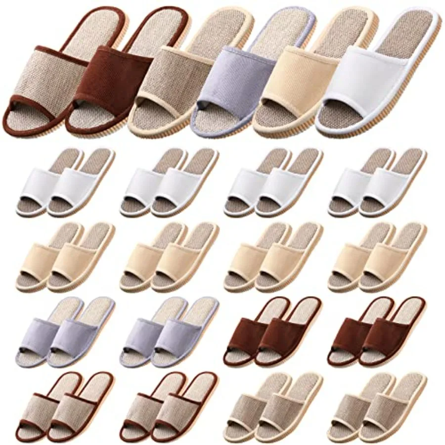 Mumufy Open Toe Breathable Slippers Bulk Disposable Slippers for Guests Washable House Slipper for Women Men Non Slip Spa Slipp
Mumufy Open Toe Breathable Slippers Bulk Disposable Slippers for Guests Washable House Slipper for Women Men Non Slip Spa Slipp