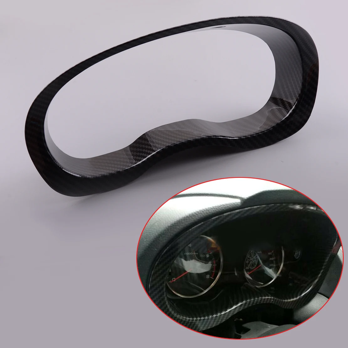 Dashboard Instrument Meter Cover Trim Frame ABS Plastic Carbon Fiber Style Fit For Subaru WRX STI 2015 2016 2017 2018 2019 2020
Dashboard Instrument Meter Cover Trim Frame ABS Plastic Carbon Fiber Style Fit For Subaru WRX STI 2015 2016 2017 2018 2019 2020