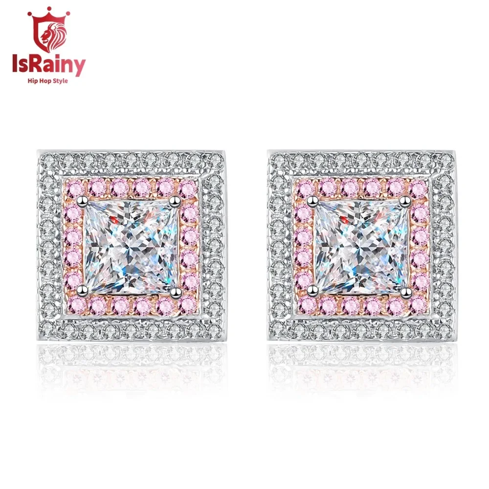 IsRainy D Color Princess Cut 4.5MM Moissanite Stud Earrings for Women Men Sparkling Diamond Ear Stud 925 Sterling Silver Jewelry
IsRainy D Color Princess Cut 4.5MM Moissanite Stud Earrings for Women Men Sparkling Diamond Ear Stud 925 Sterling Silver Jewelry