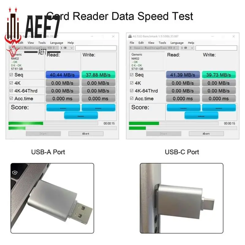 Карта памяти AEF7-Nano и SD-карта TF для USB C и адаптера устройства чтения карт USB 2.0 Plug & Play
Карта памяти AEF7-Nano и SD-карта TF для USB C и адаптера устройства чтения карт USB 2.0 Plug & Play