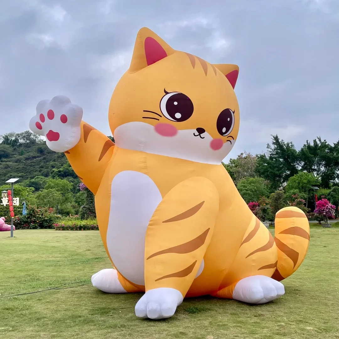 Giant Inflatable Cat Air Blow Cartoon Cute Kitty Mascot Cheap Animal Balloon with Blower for Outdoor Event Decoration
Giant Inflatable Cat Air Blow Cartoon Cute Kitty Mascot Cheap Animal Balloon with Blower for Outdoor Event Decoration