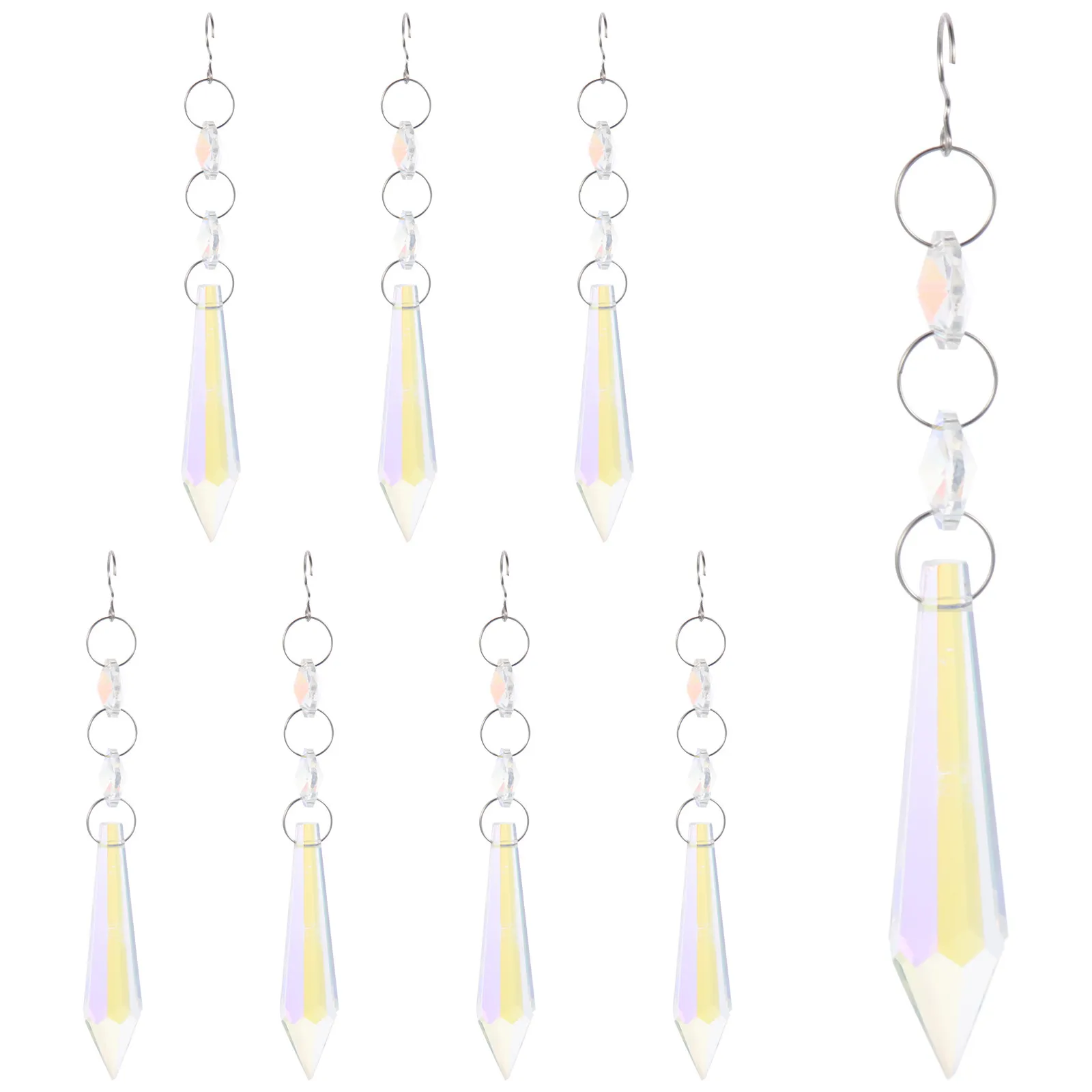 8 Pcs Crystal Sun Catcher Indoor Hanging Craft Garden Ornament Pendant Decoration
8 Pcs Crystal Sun Catcher Indoor Hanging Craft Garden Ornament Pendant Decoration