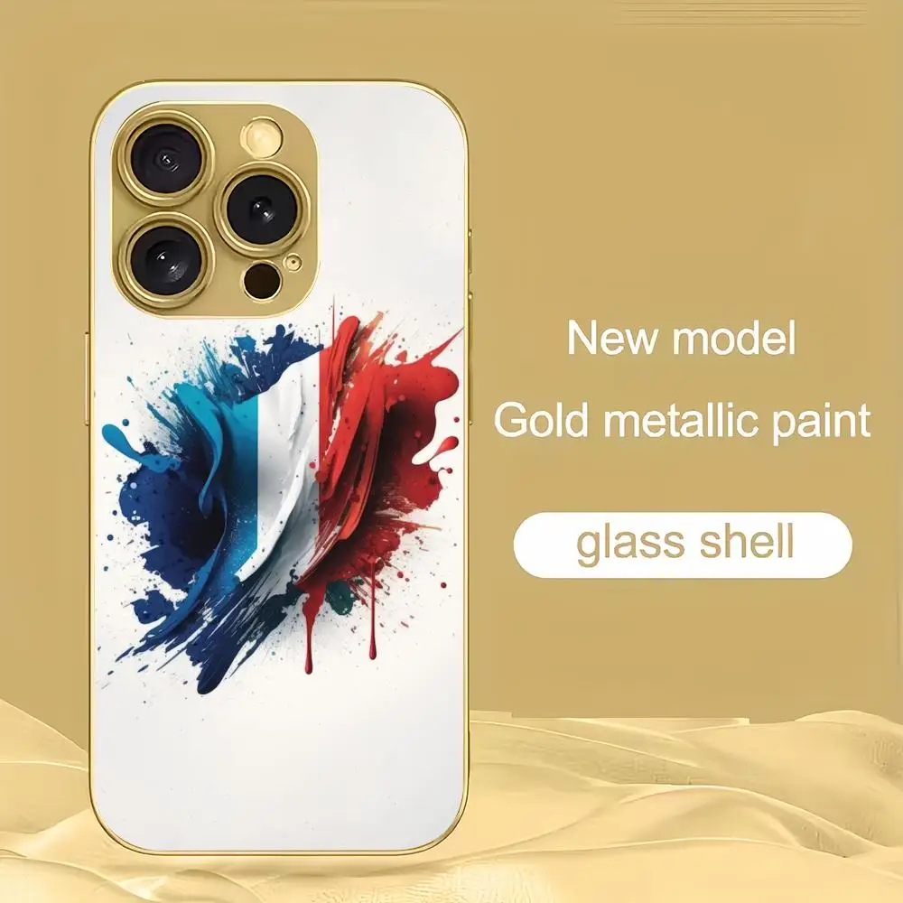 F-French F-Flag Phone Case Golden Metallic Paint Glass Phone Case for iPhone 17/16/15/14/11/12/13 Pro Max
F-French F-Flag Phone Case Golden Metallic Paint Glass Phone Case for iPhone 17/16/15/14/11/12/13 Pro Max