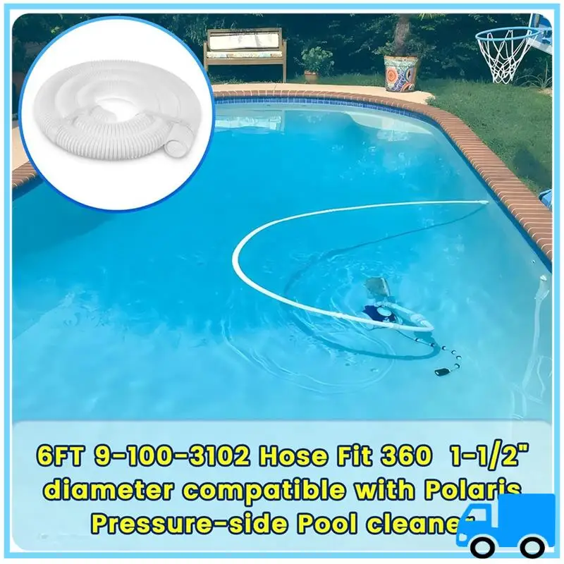 Latest Pool Cleaner Parts 9-100-3102 For Polaris 360,Cuffless Feed Hose For Pressure-Side Pool Cleaner 1-1/2In Diameter
Latest Pool Cleaner Parts 9-100-3102 For Polaris 360,Cuffless Feed Hose For Pressure-Side Pool Cleaner 1-1/2In Diameter