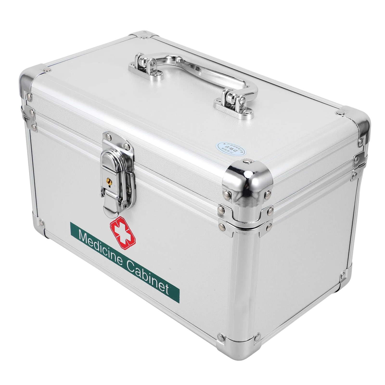 Large Capacity Medicine Box Medication Travel Case Chest Medical Storage Small Container for Medicines Aluminum Alloy
Large Capacity Medicine Box Medication Travel Case Chest Medical Storage Small Container for Medicines Aluminum Alloy