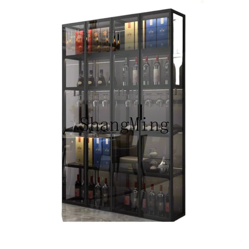 ZYY aluminum alloy glass wine cabinet, simple and modern living room wine display cabinet against the wall
ZYY aluminum alloy glass wine cabinet, simple and modern living room wine display cabinet against the wall