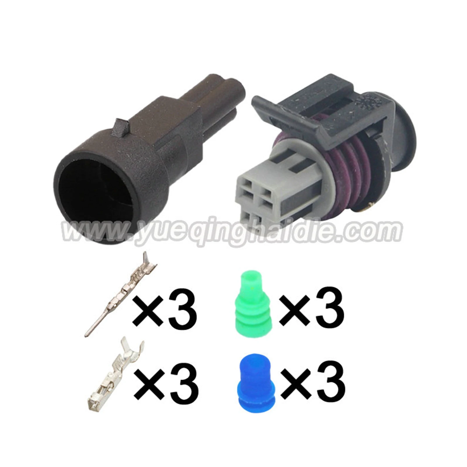 3Pin Connector Waterproof 1.5mm Male Female Connector Automobile Harness Cable Socket for LS TPS AEM MAP GT150 15397275 15397149
3Pin Connector Waterproof 1.5mm Male Female Connector Automobile Harness Cable Socket for LS TPS AEM MAP GT150 15397275 15397149