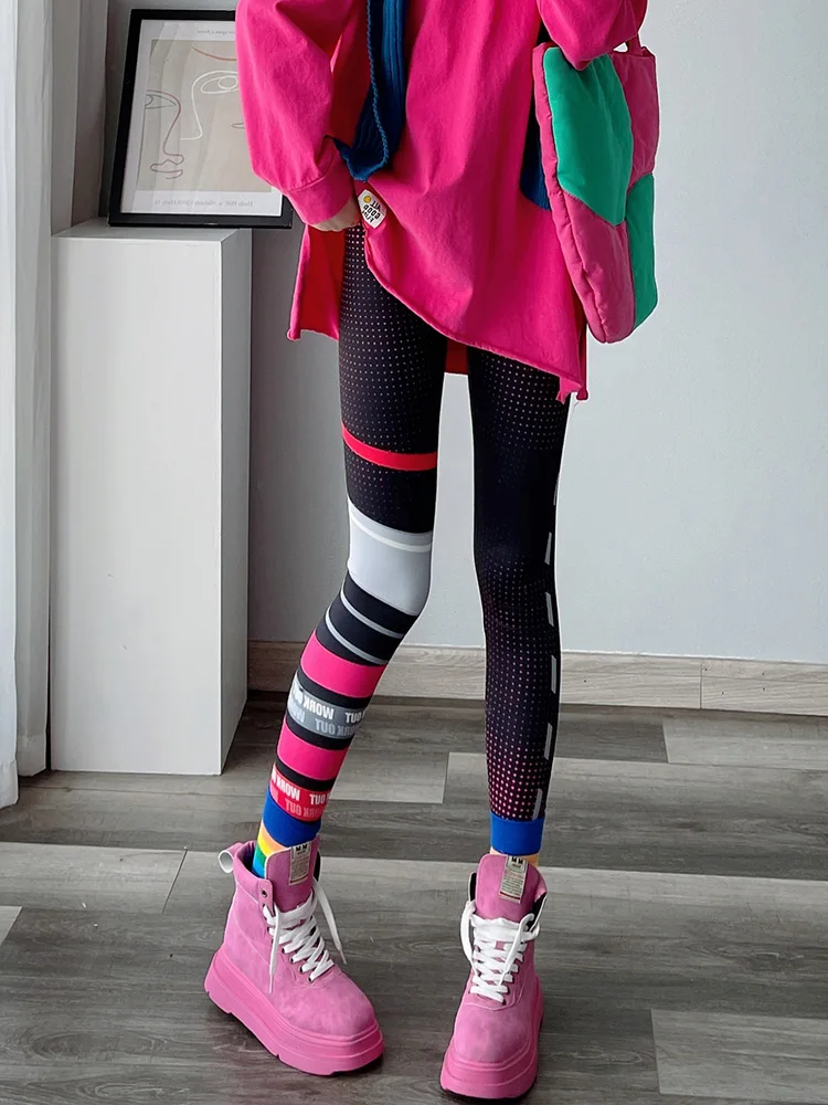 Spring and Autumn New Leggings Women's Thin Outer Wear Fashionable Personalized Printed Color Fashion Skinny Ankle-Length Pants
Spring and Autumn New Leggings Women's Thin Outer Wear Fashionable Personalized Printed Color Fashion Skinny Ankle-Length Pants