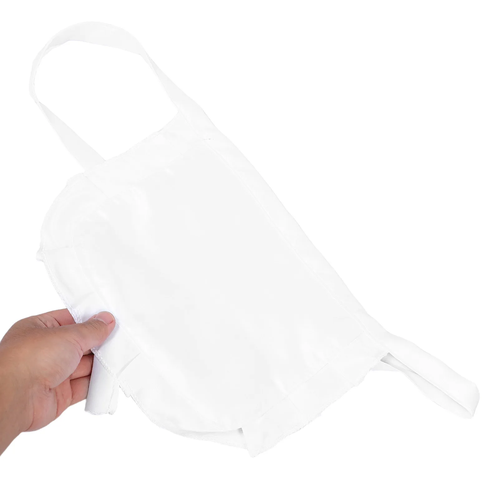 White Ruffled Half Apron For Women Maid Cosplay Waist Apron Lolita Kitchen Server Costume Accessory Long Strap 
White Ruffled Half Apron For Women Maid Cosplay Waist Apron Lolita Kitchen Server Costume Accessory Long Strap