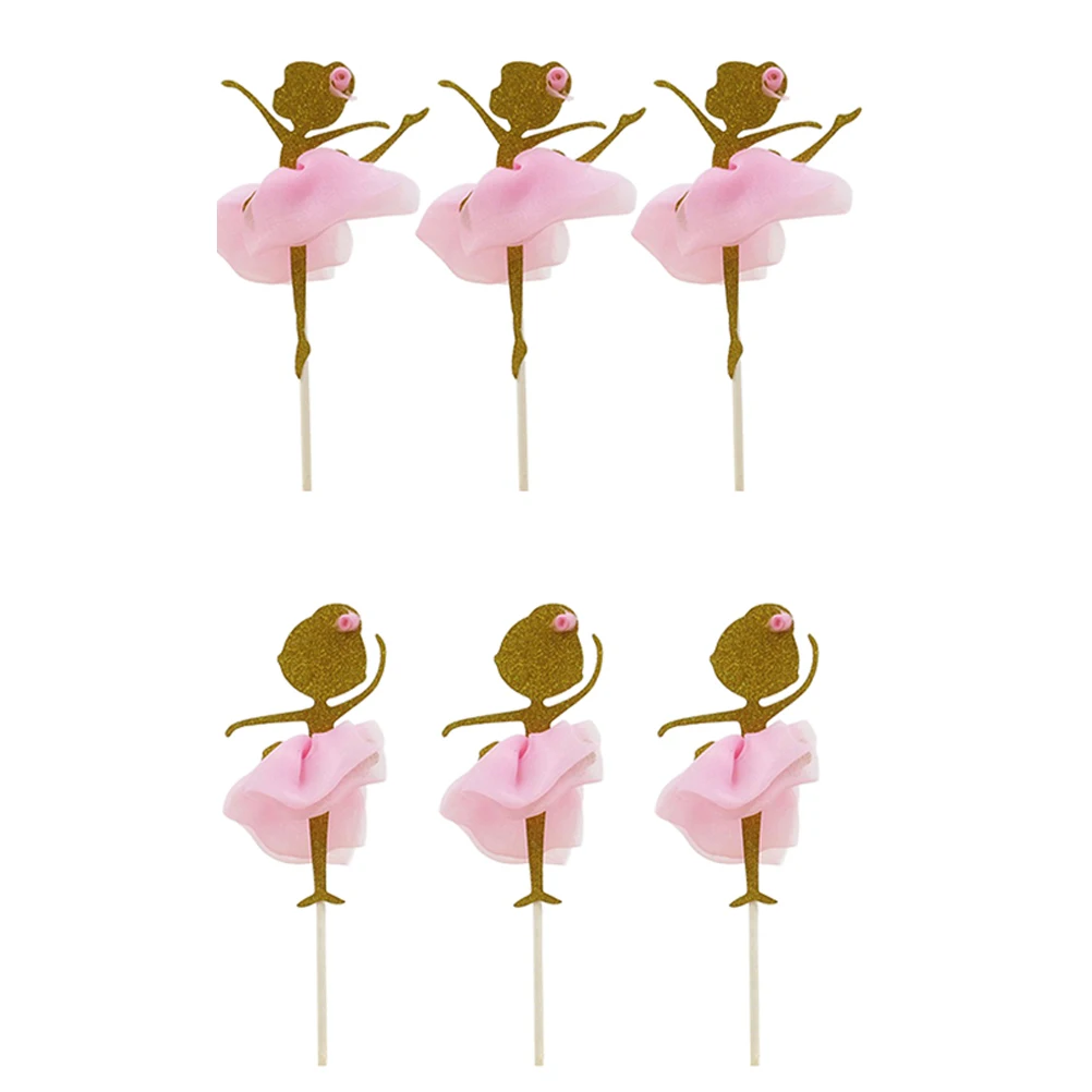 6PCS Ballet for Wedding Cake Cupcake Decorations Birthday Dancing Ballet Cake Toppers Party Supplies Dancing Toppers
6PCS Ballet for Wedding Cake Cupcake Decorations Birthday Dancing Ballet Cake Toppers Party Supplies Dancing Toppers