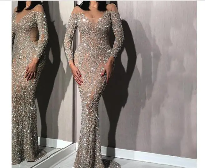 Women Dress 2022 Elegant Sequins Sexy Evening Party Dress Vestido De Festa Robe Long Sleeve Gowns Formal Wedding Party Dress
Women Dress 2022 Elegant Sequins Sexy Evening Party Dress Vestido De Festa Robe Long Sleeve Gowns Formal Wedding Party Dress